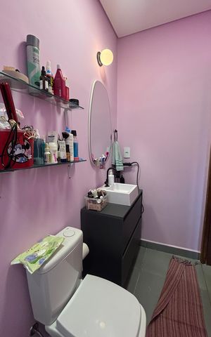 Apartamento à venda com 76m², 2 quartos e sem vaga Apartamento à venda com 76m², 2 quartos e sem vagaBanheiro da Suíte
