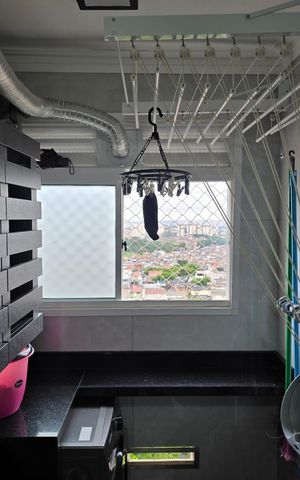 Apartamento à venda com 45m², 2 quartos e 1 vaga Apartamento à venda com 45m², 2 quartos e 1 vagaCozinha e Área de Serviço