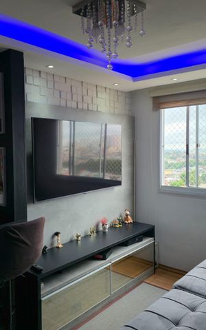 Apartamento à venda com 45m², 2 quartos e 1 vaga Apartamento à venda com 45m², 2 quartos e 1 vagaSala