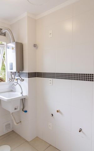 Apartamento à venda com 50m², 1 quarto e 2 vagasCozinha e Área de Serviço