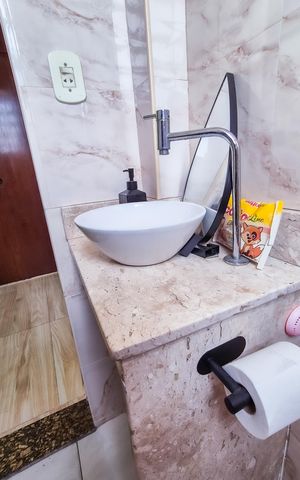 Apartamento à venda com 70m², 3 quartos e 1 vagaBanheiro Quarto 3