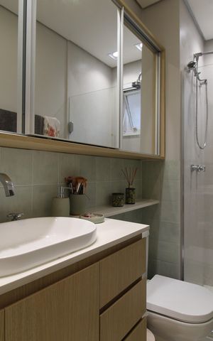 Apartamento à venda com 87m², 3 quartos e 2 vagasBanheiro Social