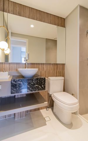 Apartamento para alugar com 69m², 2 quartos e 1 vaga Apartamento para alugar com 69m², 2 quartos e 1 vagaBanheiro