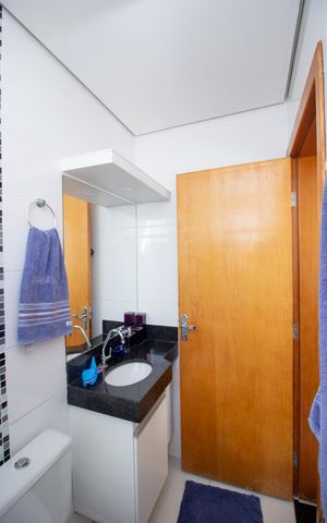 Apartamento à venda com 104m², 3 quartos e 1 vaga Apartamento à venda com 104m², 3 quartos e 1 vagaBanheiro da Suíte