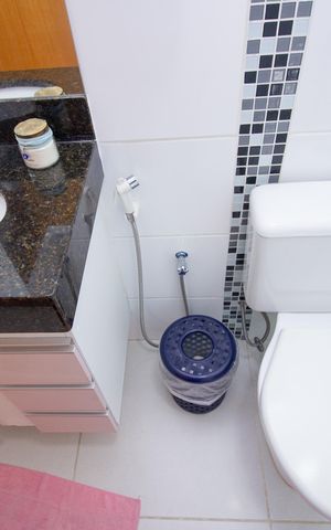 Apartamento à venda com 104m², 3 quartos e 1 vaga Apartamento à venda com 104m², 3 quartos e 1 vagaBanheiro Social