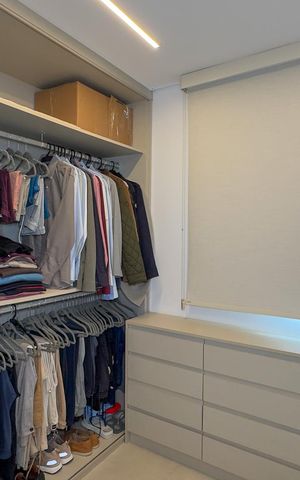 Apartamento à venda com 78m², 2 quartos e 2 vagas Apartamento à venda com 78m², 2 quartos e 2 vagasCloset da suíte