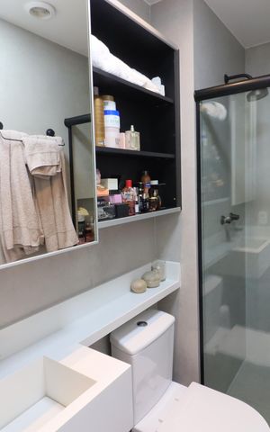 Apartamento à venda com 37m², 1 quarto e 1 vagaBanheiro