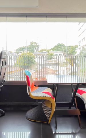 Studio à venda com 28m², 1 quarto e sem vagaVaranda
