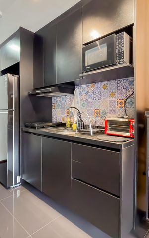 Studio à venda com 28m², 1 quarto e sem vagaCozinha