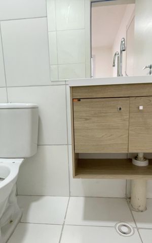 Apartamento para alugar com 40m², 2 quartos e sem vaga Apartamento para alugar com 40m², 2 quartos e sem vagaBanheiro