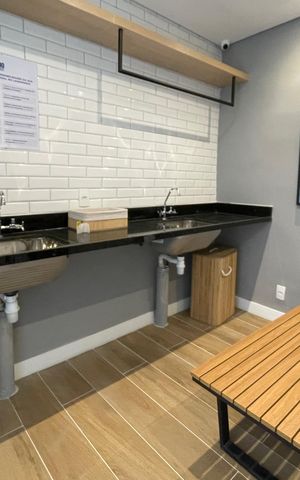 Apartamento para alugar com 40m², 2 quartos e sem vaga Apartamento para alugar com 40m², 2 quartos e sem vagaLavanderia