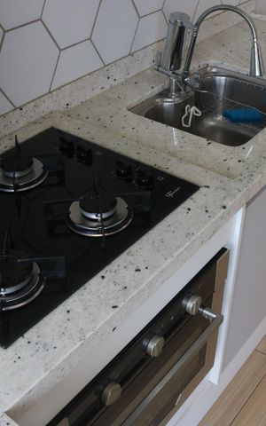 Apartamento para alugar com 46m², 2 quartos e 1 vagaCozinha e Área de Serviço