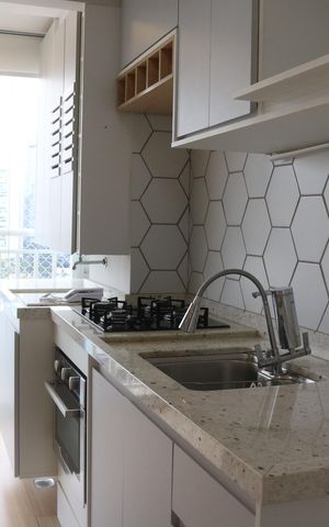 Apartamento para alugar com 46m², 2 quartos e 1 vagaCozinha e Área de Serviço