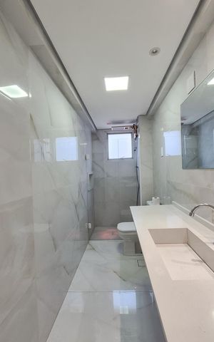 Apartamento à venda com 112m², 2 quartos e 1 vaga Apartamento à venda com 112m², 2 quartos e 1 vagaBanheiro Social