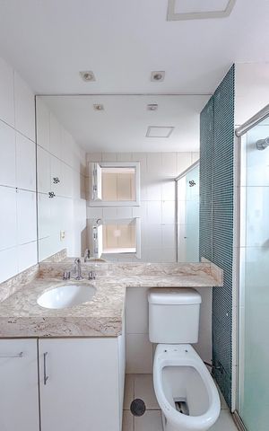 Apartamento à venda com 202m², 5 quartos e 4 vagasBanheiro da Suíte 3