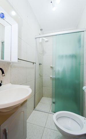 Casa à venda com 116m², 2 quartos e 3 vagasBanheiro da Suíte 1