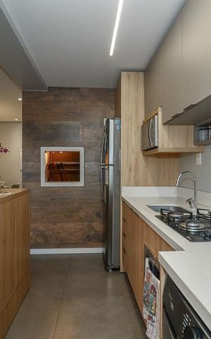 Apartamento à venda com 82m², 3 quartos e 2 vagasCozinha
