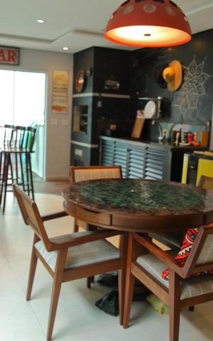Casa para alugar com 350m², 3 quartos e 3 vagasÁrea de convivência/Churrasco 