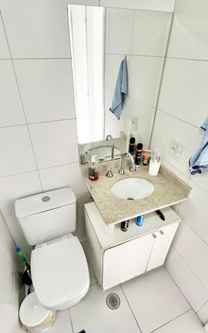 Apartamento à venda com 120m², 3 quartos e 2 vagas Apartamento à venda com 120m², 3 quartos e 2 vagasBanheiro da Suíte 3