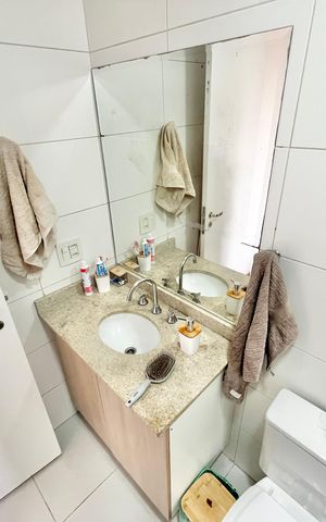 Apartamento à venda com 120m², 3 quartos e 2 vagas Apartamento à venda com 120m², 3 quartos e 2 vagasBanheiro da Suíte 1