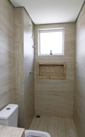 Apartamento à venda com 82m², 3 quartos e 2 vagasBanheiro da Suíte