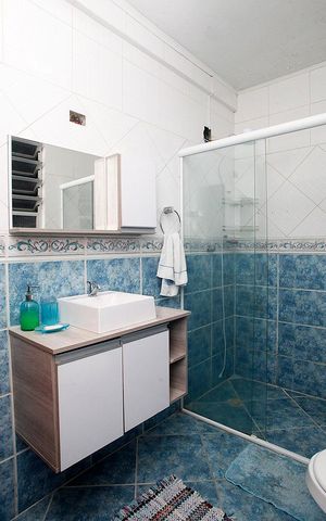 Apartamento à venda com 91m², 3 quartos e sem vagaBanheiro 1