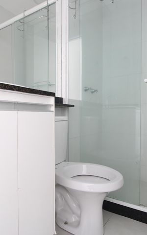 Apartamento à venda com 57m², 2 quartos e sem vagaBanheiro da suíte 2