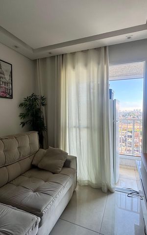 Apartamento à venda com 47m², 2 quartos e 1 vagaSala