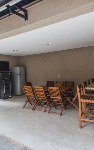 Apartamento para alugar com 51m², 1 quarto e 2 vagasÁrea gourmet