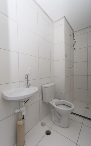 Apartamento à venda com 35m², 2 quartos e sem vaga Apartamento à venda com 35m², 2 quartos e sem vagaBanheiro