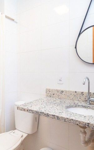 Apartamento para alugar com 40m², 2 quartos e sem vaga Apartamento para alugar com 40m², 2 quartos e sem vagaBanheiro 2