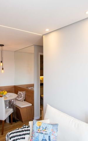 Apartamento à venda com 44m², 2 quartos e 1 vagaSala