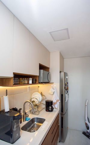 Apartamento à venda com 44m², 2 quartos e 1 vagaCozinha