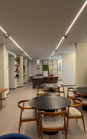 Apartamento à venda com 24m², 1 quarto e sem vaga Apartamento à venda com 24m², 1 quarto e sem vagaSalão de Festas