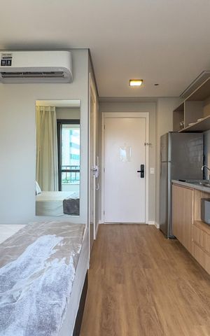 Apartamento à venda com 24m², 1 quarto e sem vaga Apartamento à venda com 24m², 1 quarto e sem vagaEstúdio