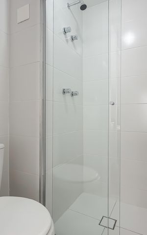 Studio para alugar com 25m², 1 quarto e sem vaga Studio para alugar com 25m², 1 quarto e sem vagaBanheiro