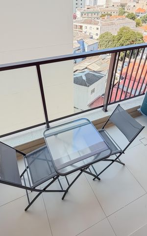 Studio para alugar com 25m², 1 quarto e sem vaga Studio para alugar com 25m², 1 quarto e sem vagaVaranda