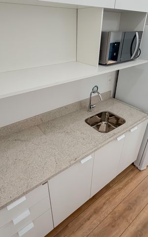 Studio para alugar com 25m², 1 quarto e sem vaga Studio para alugar com 25m², 1 quarto e sem vagaCozinha