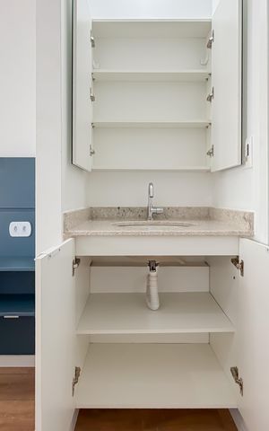 Studio para alugar com 25m², 1 quarto e sem vaga Studio para alugar com 25m², 1 quarto e sem vagaBanheiro