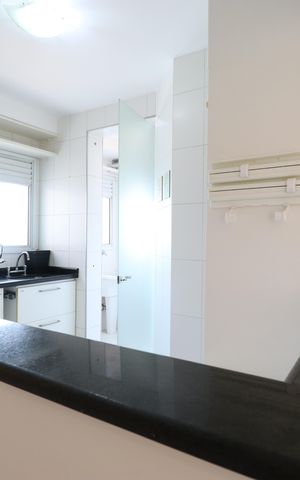 Apartamento à venda com 59m², 2 quartos e sem vagaCozinha e Área de serviço