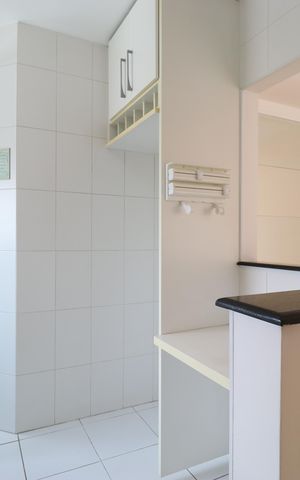 Apartamento à venda com 59m², 2 quartos e sem vagaCozinha e Área de serviço