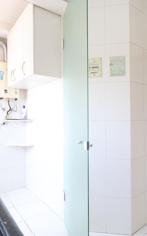 Apartamento à venda com 59m², 2 quartos e sem vagaCozinha e Área de serviço