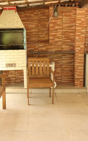 Casa de condomínio para alugar com 300m², 2 quartos e 2 vagasÁrea comum - Churrasqueira