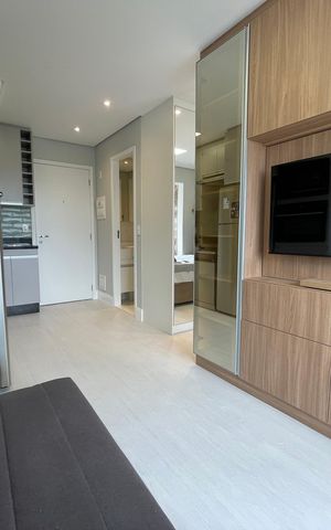 Apartamento à venda com 33m², 1 quarto e 1 vaga Apartamento à venda com 33m², 1 quarto e 1 vagaStudio