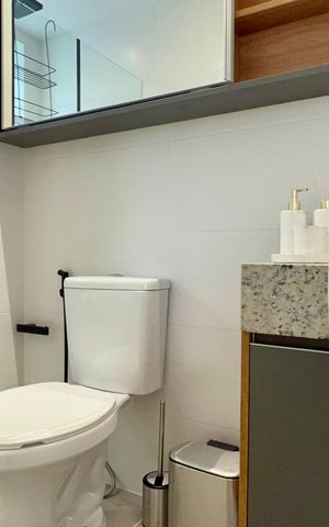 Studio à venda com 25m², 1 quarto e sem vaga Studio à venda com 25m², 1 quarto e sem vagaBanheiro