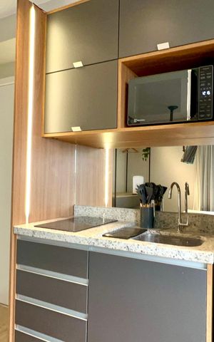 Studio à venda com 25m², 1 quarto e sem vaga Studio à venda com 25m², 1 quarto e sem vagaCozinha