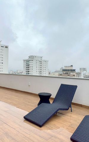 Studio à venda com 25m², 1 quarto e sem vaga Studio à venda com 25m², 1 quarto e sem vagaRoftop