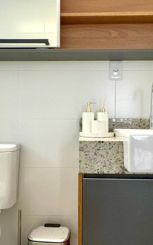 Studio à venda com 25m², 1 quarto e sem vaga Studio à venda com 25m², 1 quarto e sem vagaBanheiro