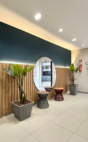 Apartamento à venda com 37m², 2 quartos e sem vaga Apartamento à venda com 37m², 2 quartos e sem vagaHall social