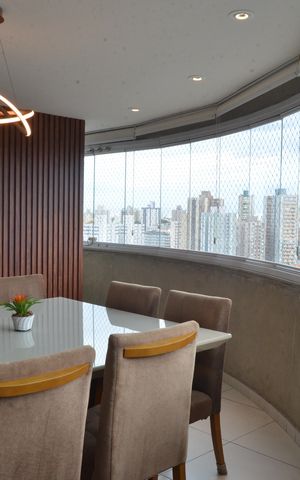 Apartamento à venda com 126m², 3 quartos e 3 vagasVaranda gourmet